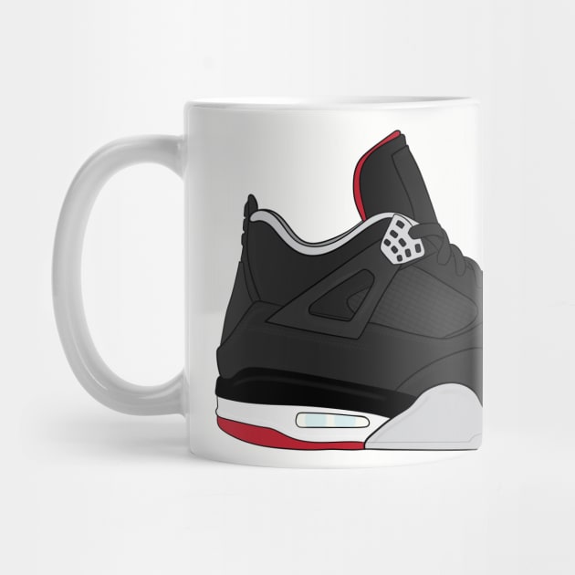 Air Jordan IV (4) - Bred by WalkDesigns